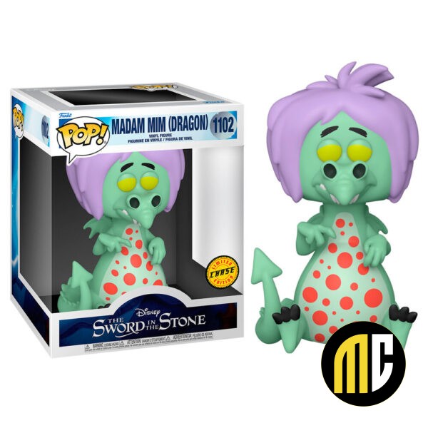 POP figure Disney The Sword in the Stone Mim as Dragon Chase 15cm