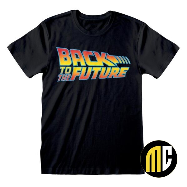 RETOUR VERS LE FUTUR - Original Logo - T-Shirt Homme (M)
