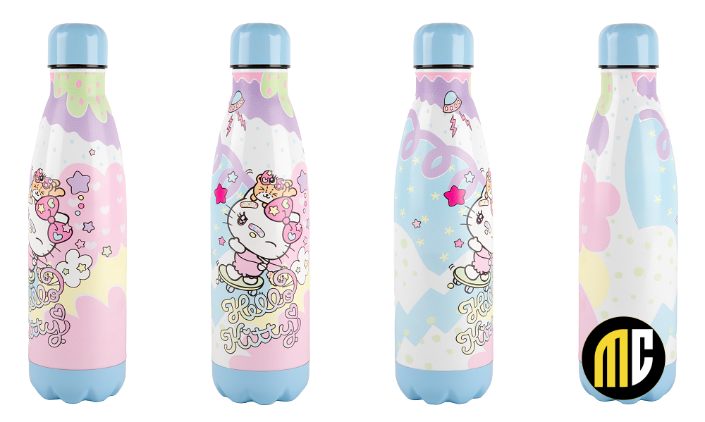 HELLO KITTY - Harajuko - Bouteille en Acier Inoxydable 500ml