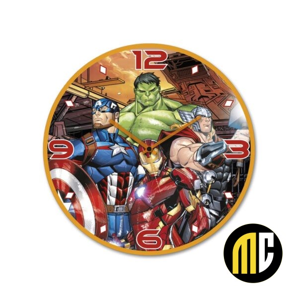 MARVEL - Horloge Murale 35cm - Avengers