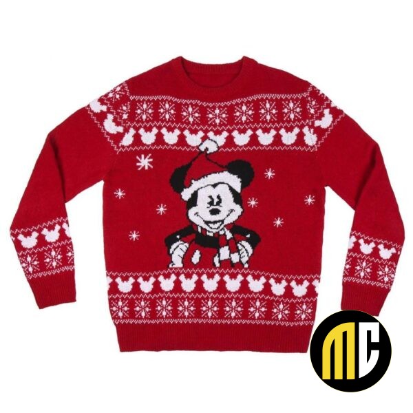 MICKEY - Winter Fun - Pull de Noël (2XL)