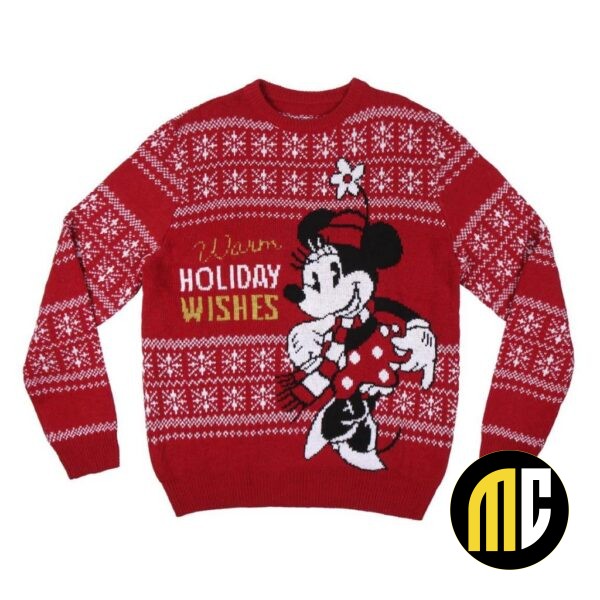 MINNIE - Winter Fun - Pull de Noël (XS)