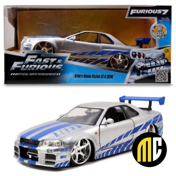 FAST & FURIOUS - 2002 Nissan Skyline - 1:24