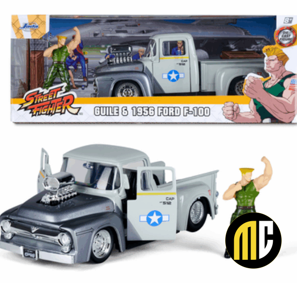 STREET FIGHTER - Guile & 1956 Ford F-100 - 1:24