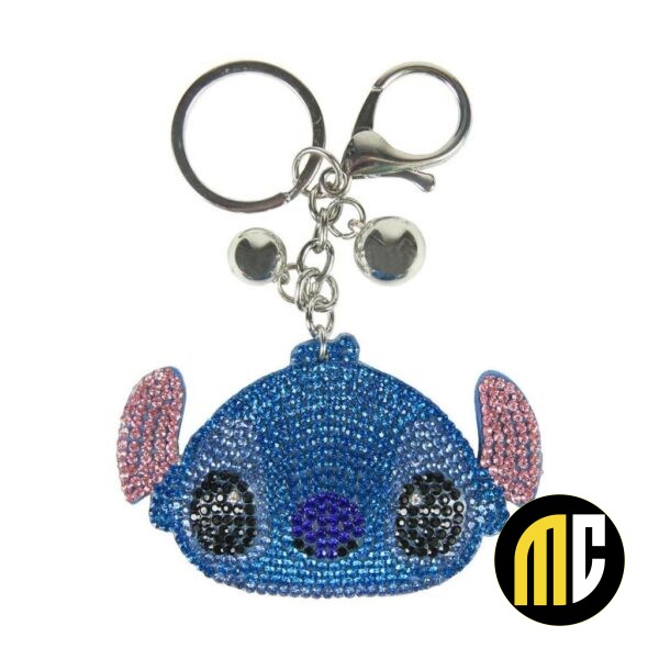 STITCH - Strass - Porte-clés 3D
