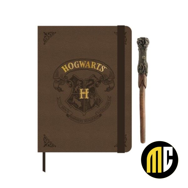 HARRY POTTER - Set papeterie Poudlard - Bloc-notes + Stylo - 2 Pc