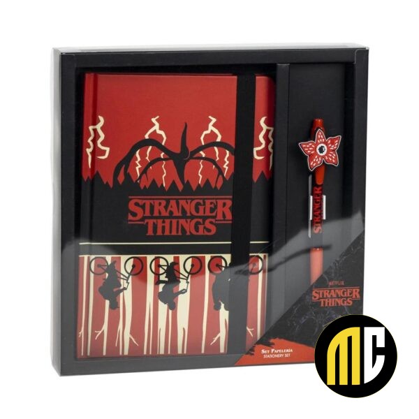 STRANGER THINGS - Set Notebook A5 + 1 Stylo-Bille