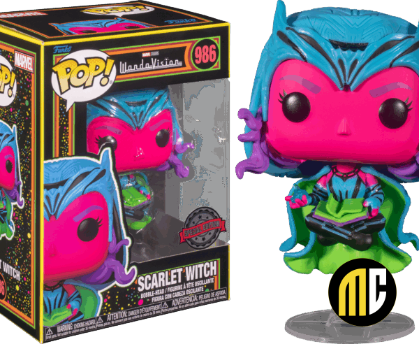 MARVEL - POP N° 986 - Wandavision - Scarlet Witch (Blacklight) SP.EDIT