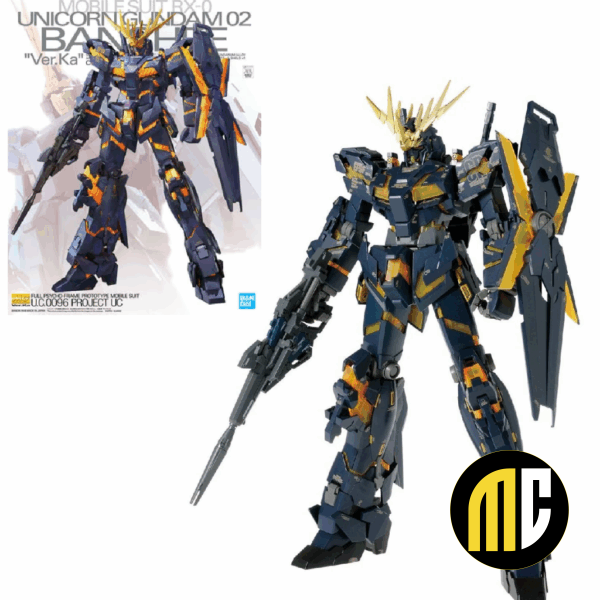GUNDAM - MG 1/100 Unicorn Gundam 02 Banshee Vers. Ka - Model Kit