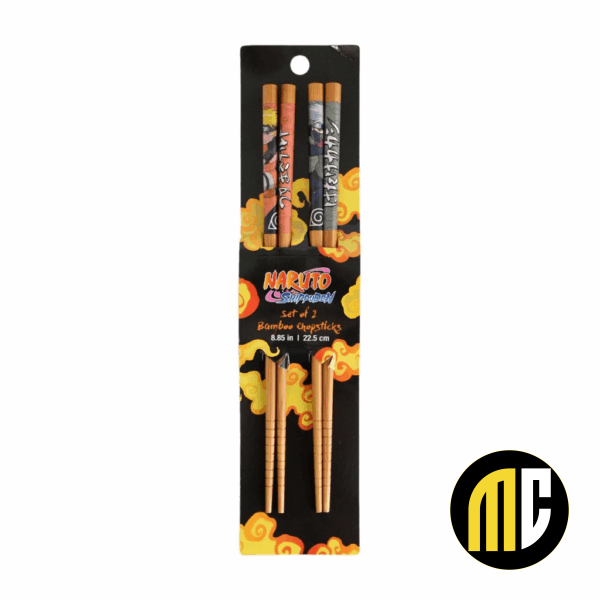 NARUTO SHIPPUDEN - Naruto & Kakashi - Set 2 Paires de baguettes 22.5cm