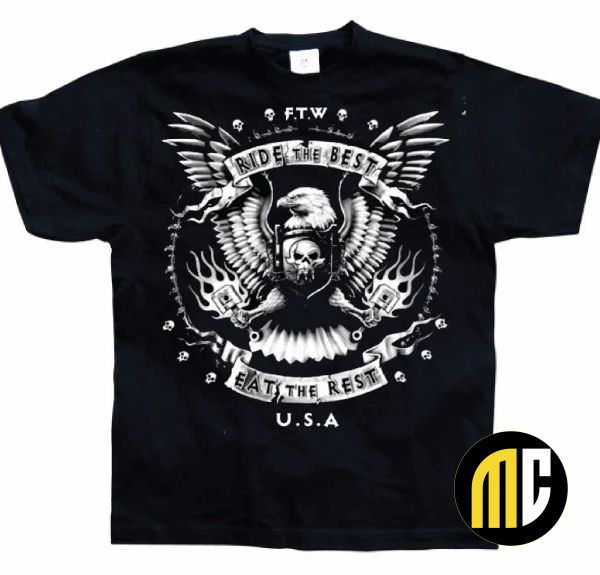 LIFESTYLE - T-Shirt Ride the Best / Eat the Rest (XXL)