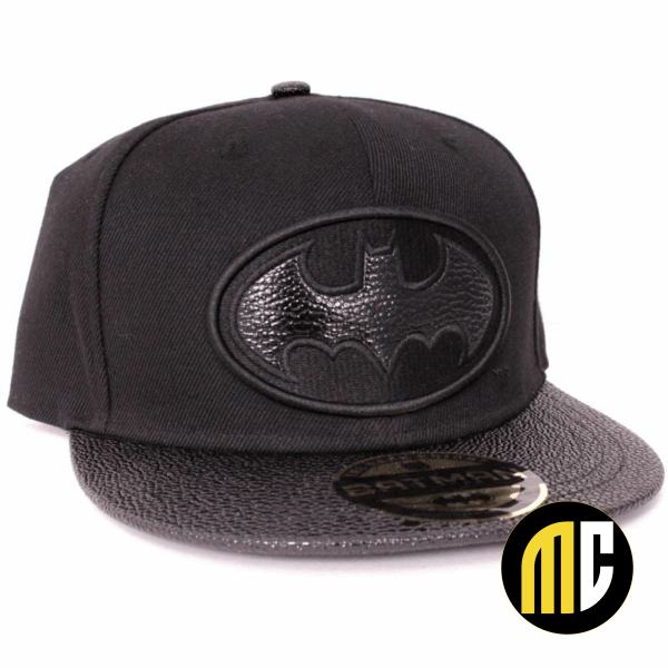 BATMAN - Casquette Leather Logo