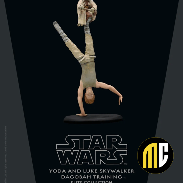STAR WARS - ELITE Collection - Yoda And Luke Dagobah Trainning -19cm