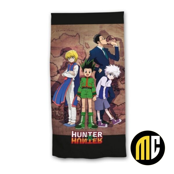 HUNTER X HUNTER- Serviette de Plage 100% Coton 70x140cm