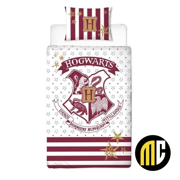 HARRY POTTER - Parure de lit 140X200cm - Hogwarts '100% Coton'
