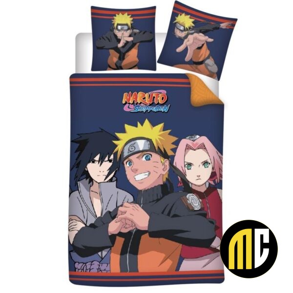 NARUTO - Friends - Parure de lit 140x200cm  - '100% microfibre'