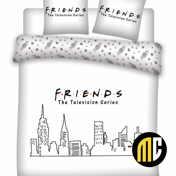 FRIENDS - Parure de lit 240X220 - Friends '100% microfibre'