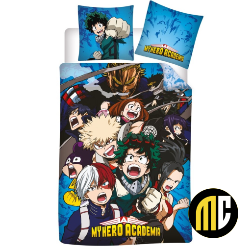 MY HERO ACADEMIA - Parure de lit 140X200 - '100% Coton'