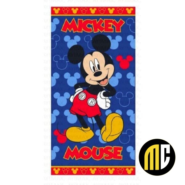 DISNEY - Mickey Mouse - Serviette de Plage 70x140cm