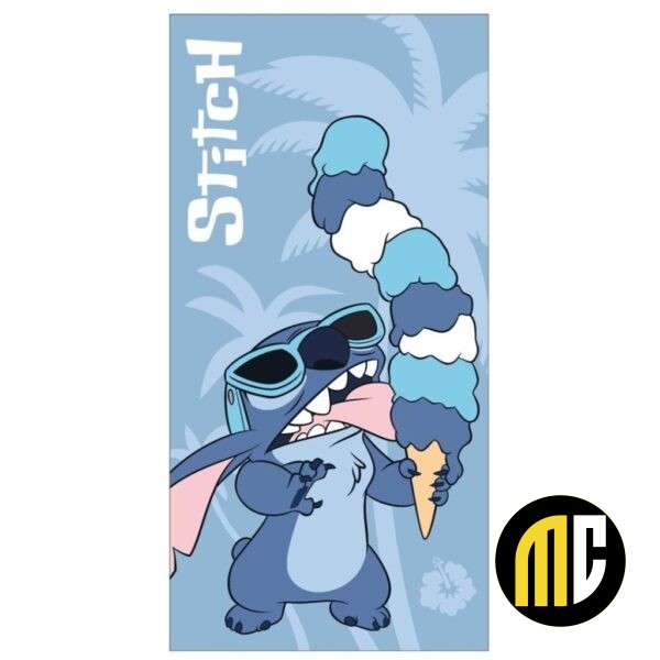 DISNEY - Stitch glace - Serviette de Plage 70x140cm