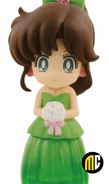 SAILOR MOON - Clear Colored Sparkle Dress Figure - Sailor Jupiter- 6cm