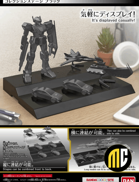 GUNDAM - Model Kit - COLLECTION STAGE BLACK
