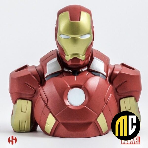 MARVEL - Tirelire Boite Blister - Iron Man Bust 20 cm