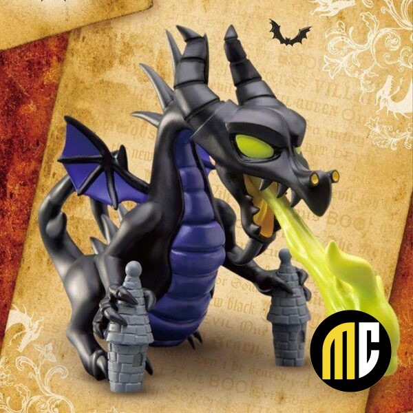 DISNEY VILLAINS - Figurine Mini Egg Attack - Maleficent Dragon - 10cm