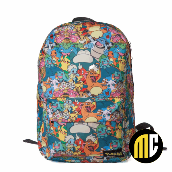 POKEMON - All Over Printed Characters Backpack