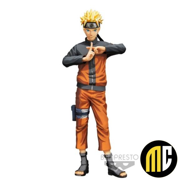 NARUTO SHIPPUDEN - Uzumaki Naruto - Figurine Grandista Nero