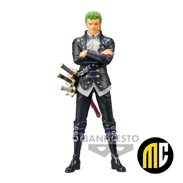 ONE PIECE - Roronoa Zoro - Figurine DXF-The Grandline Men 17cm