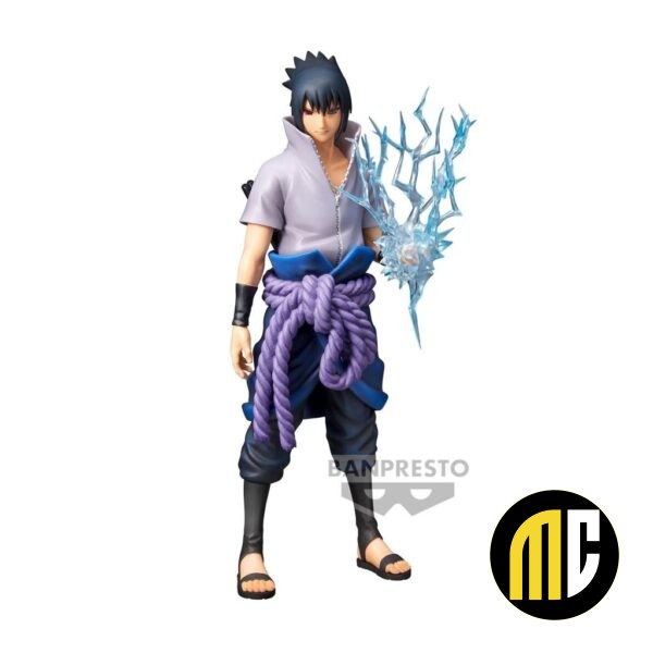 NARUTO SHIPPUDEN - Uchiha Sasuke - Figurine Grandista Nero 28cm