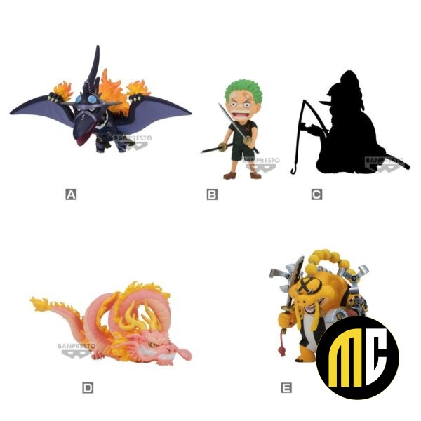 ONE PIECE - WCF Wanokuni Onigashima 10 - Assortiments 12 Figurine 7cm