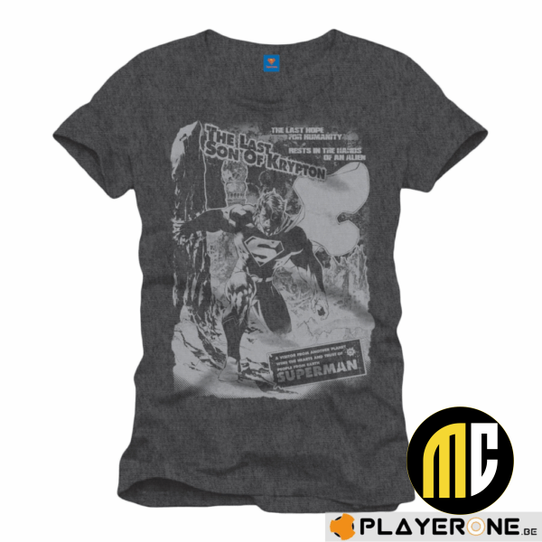 SUPERMAN - T-Shirt Destruction Grey (XXL)