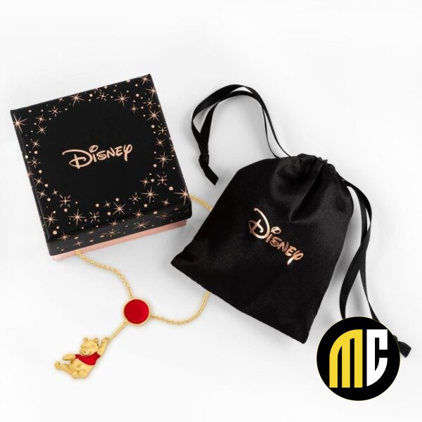 WINNIE L'OURSON - Ballon - Collier en Laiton Plaqué