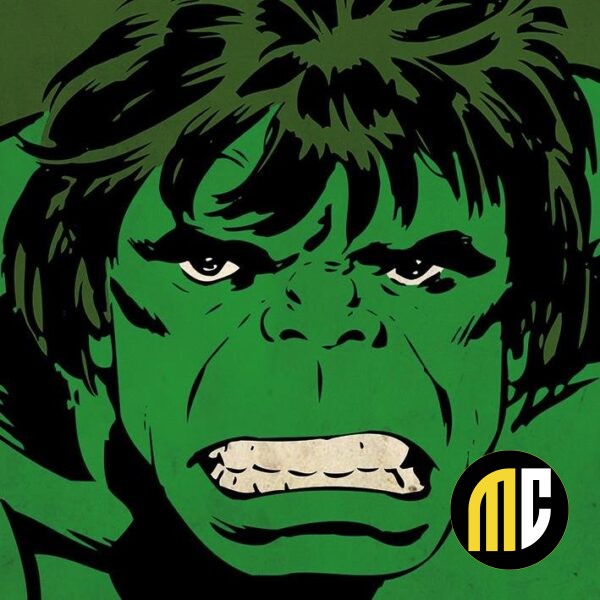 MARVEL COMICS - Canvas 40X40 '18mm' - HULK Close-Up