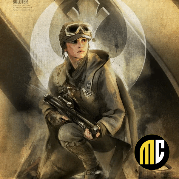 ROGUE ONE KEY FORCES - Magnetic Metal Poster 45x32 - Jyn