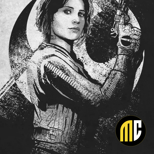 ROGUE ONE MORALITY - Magnetic Metal Poster 45x32 - Jyn