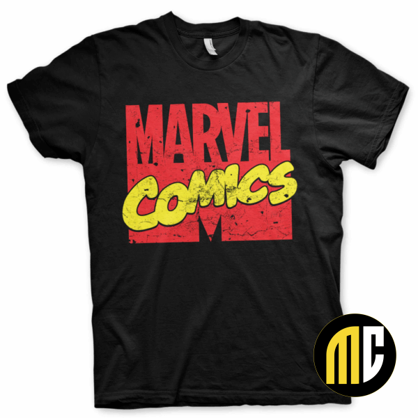 MARVEL - Vintage Marvel Comics Logo - T-Shirt (XXL)