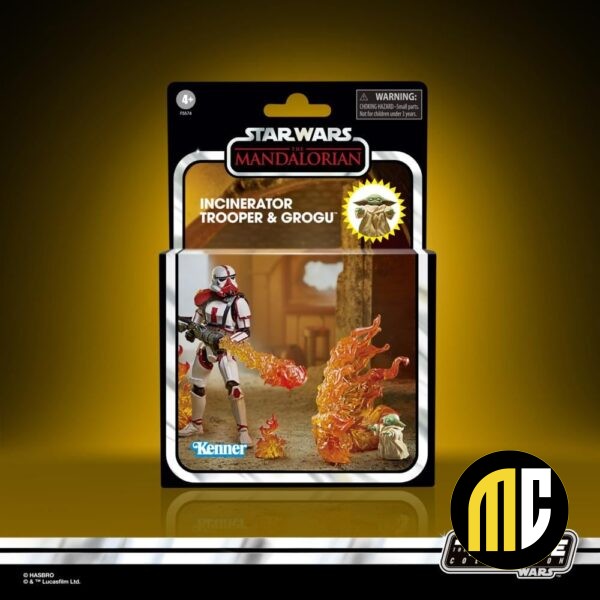 STAR WARS - The Vintage Collection Deluxe Incinerator Trooper & Grogu