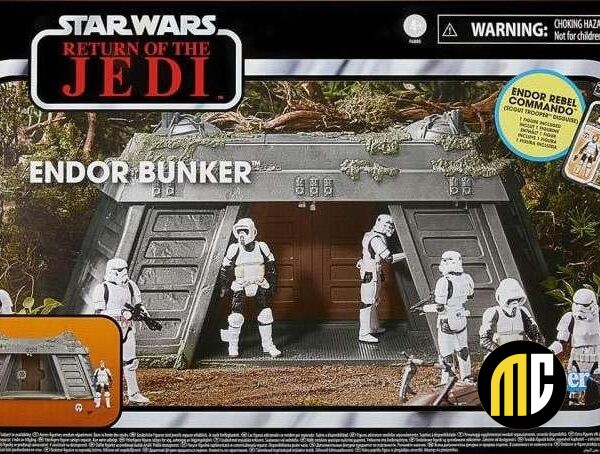 STAR WARS - Playset Vintage - Endor Bunker w/Endor Rebel Commando