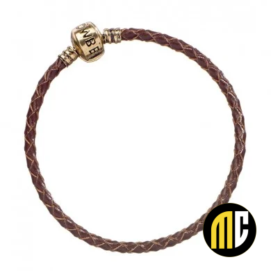 FANTASTIC BEASTS - Bracelet fantaisie en cuir marron - 17cm