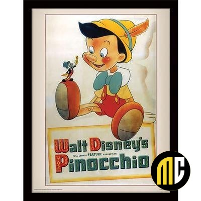 PINOCCHIO - Conscience - Impression encadrée 30x40cm