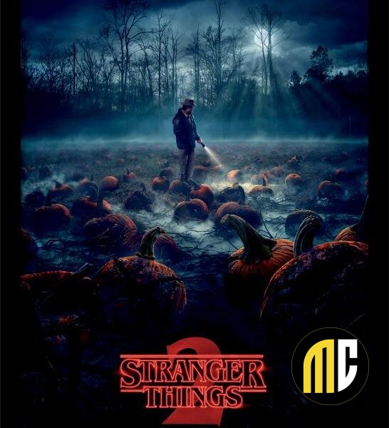 STRANGER THINGS - Pumpkin Patch - Impression encadrée 30x40cm
