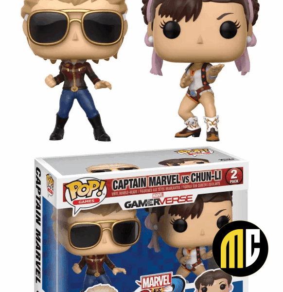 MARVEL Vs CAPCOM - POP 2-Pack - Captain Marvel Vs Chun-Li