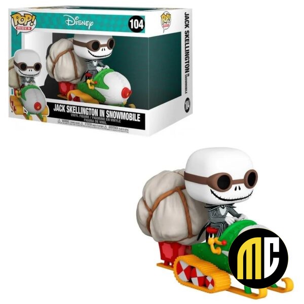DISNEY - Pop Ride Super DLX N° 104 - Jack with Goggles and Snowmob.