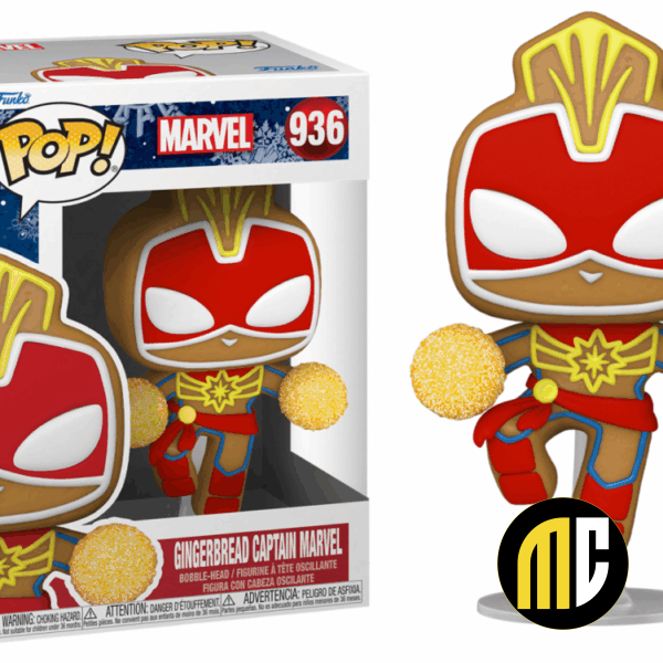 MARVEL - POP N° 936 - Gingerbread Captain Marvel