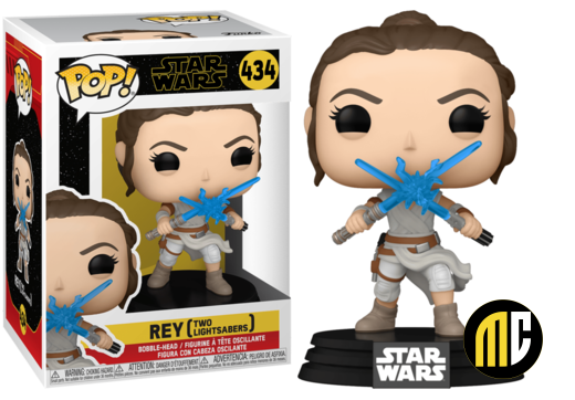 STAR WARS IX - POP N° 434 - Rey w/ 2 Light Sabers