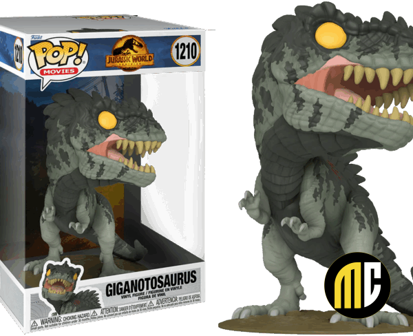 JURASSIC WORLD DOMINION - POP JUMBO 10" N° 1210 - Giganotosaurus