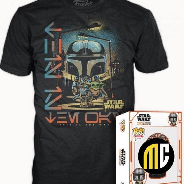 THE MANDALORIAN - Mando & L'Enfant - T-Shirt POP (S)